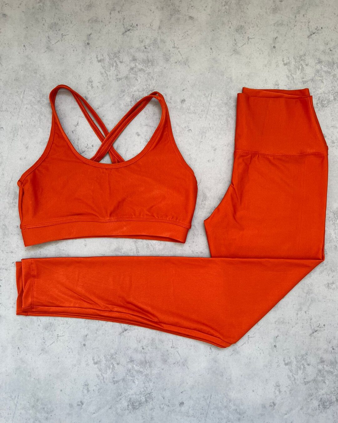 Legging Básica + Top Luna - Compressão Terracota