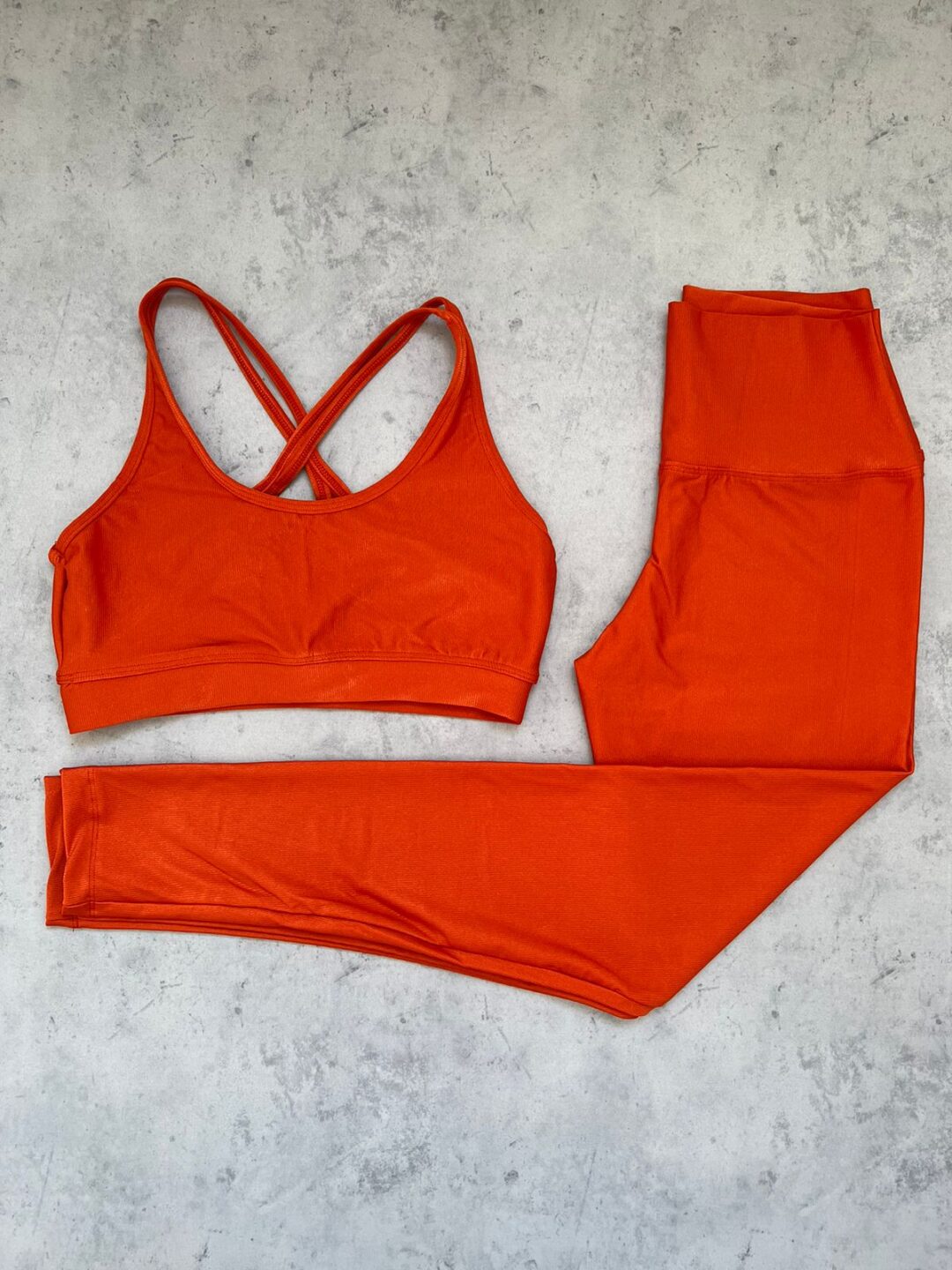 Legging Básica + Top Luna - Compressão Terracota