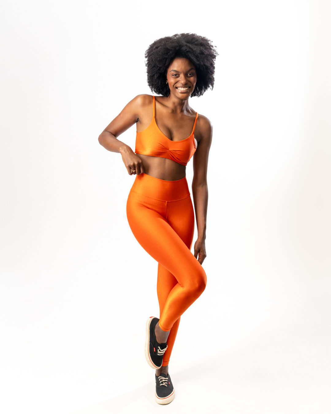 Legging Básica + Top Lívia - Compressão Terracota