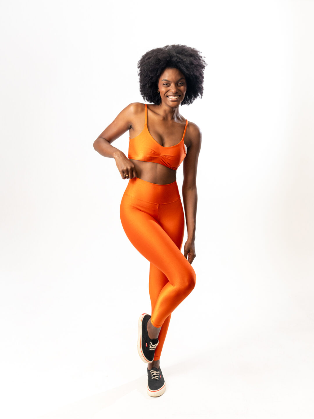 Legging Básica + Top Lívia - Compressão Terracota