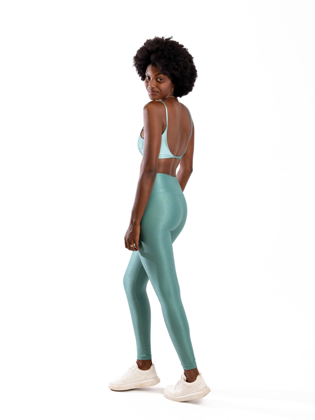 Legging Básica + Top Lívia - Compressão Sálvia - Image 3