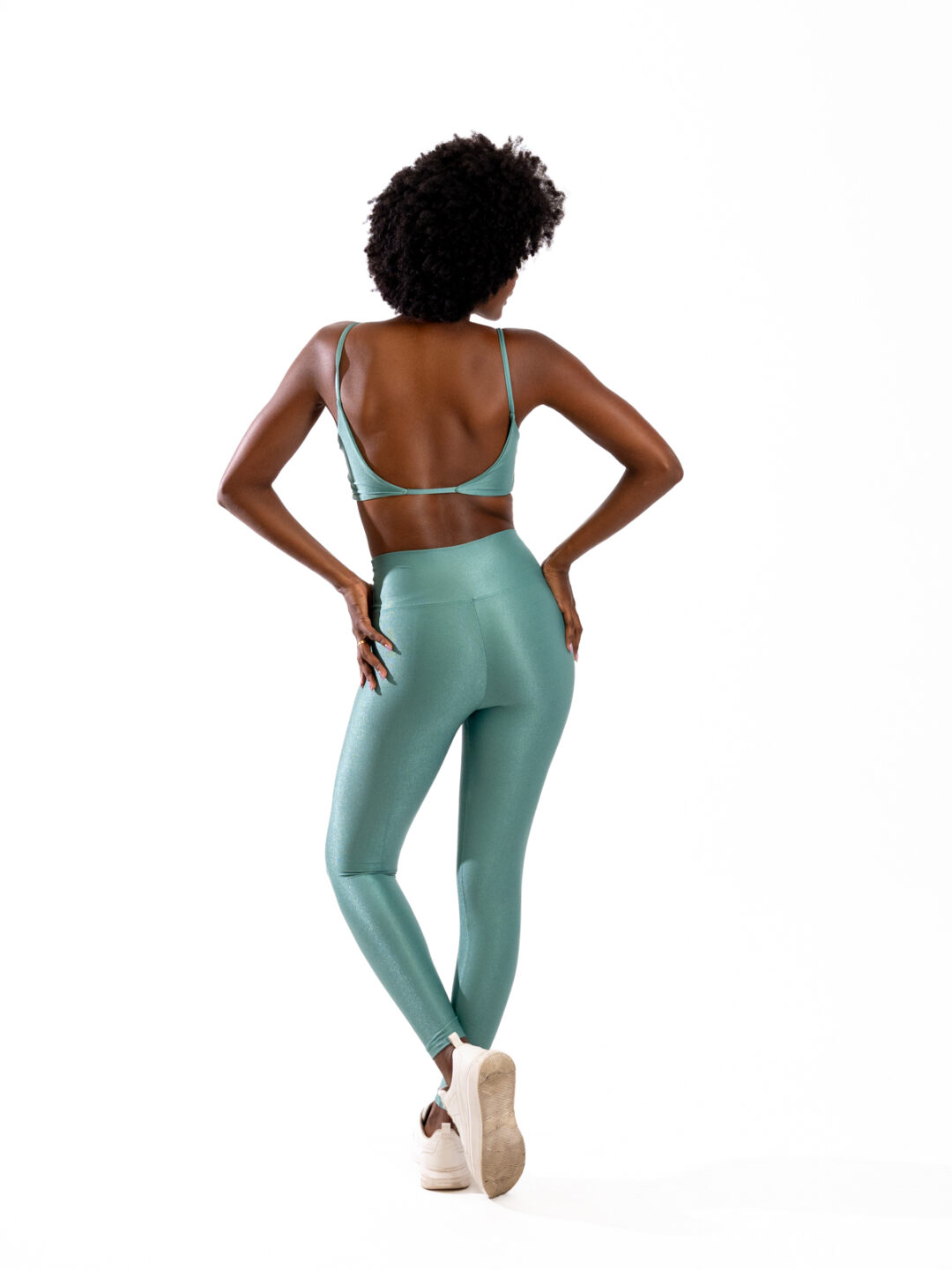 Legging Básica + Top Lívia - Compressão Sálvia - Image 2