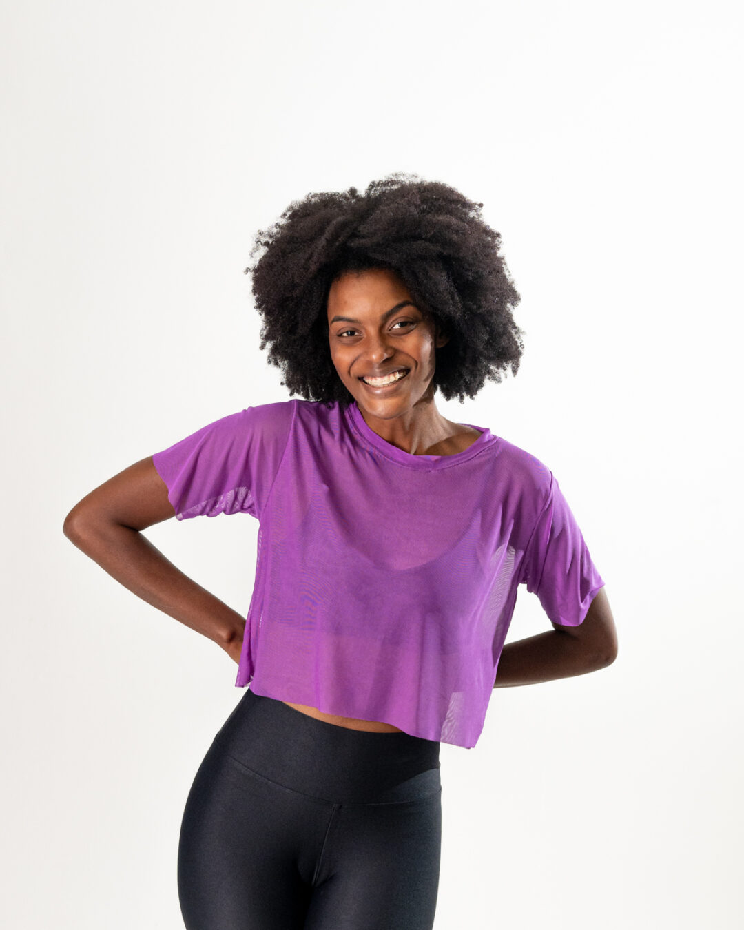 Cropped de Tule - Astral