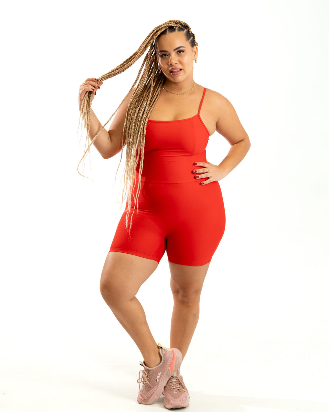 Macaquinho Athletic - Light Vermelho Brilhante