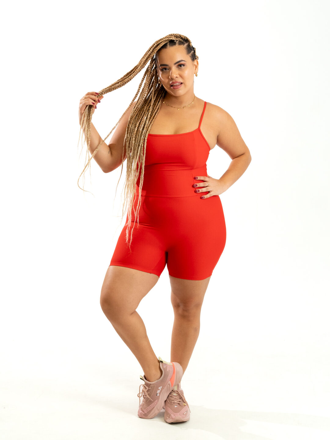 Macaquinho Athletic - Light Vermelho Brilhante