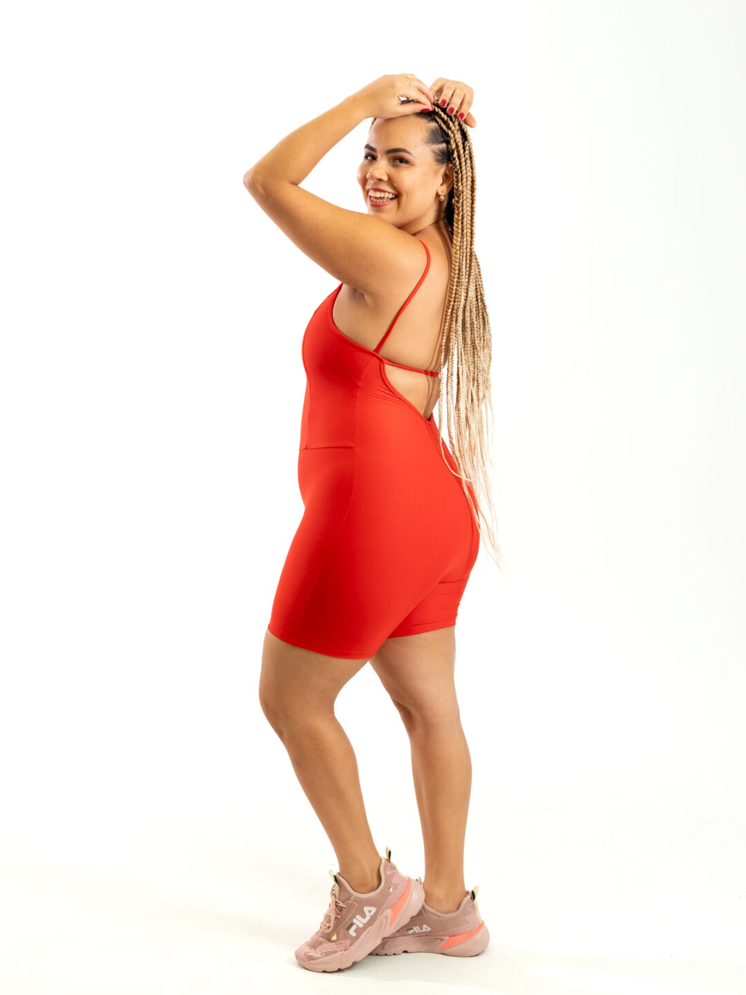 Macaquinho Athletic - Light Vermelho Brilhante - Image 4