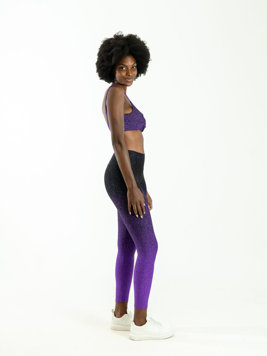 Legging Básica + Top Lívia - Degradê Escuro Roxo - Image 5