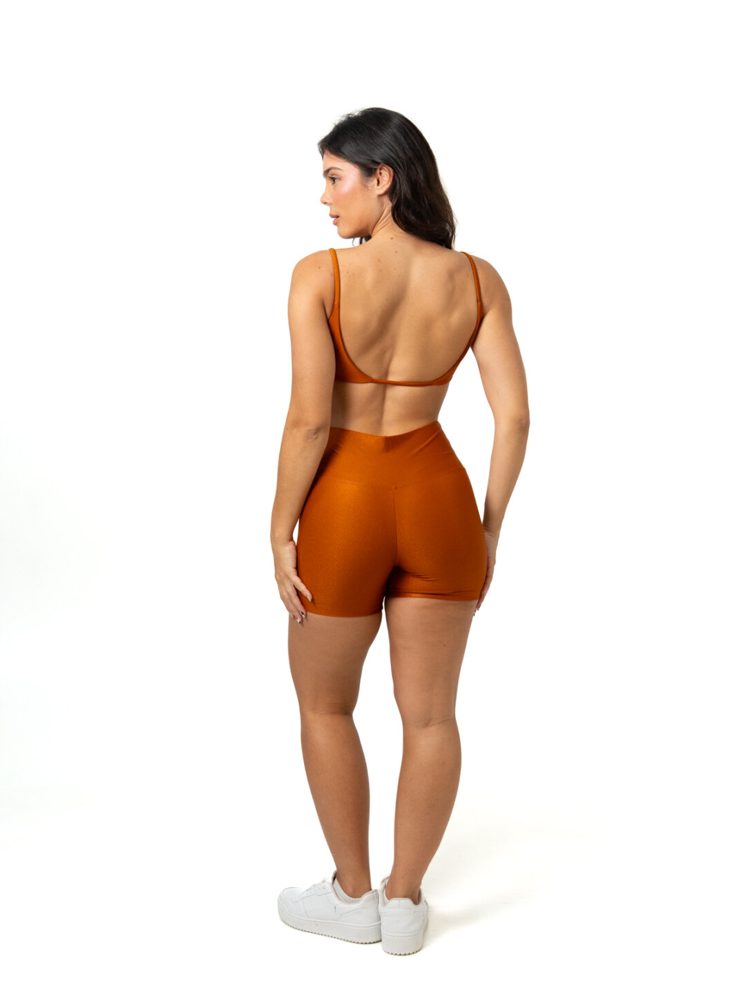 Short Básico + Top Lívia - Compressão Ferrugem - Image 2