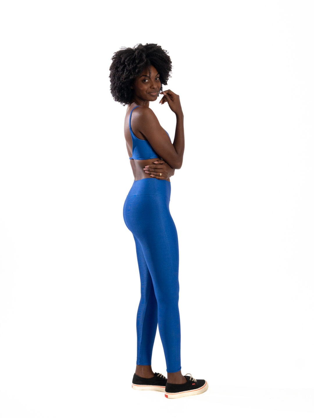 Legging Básica + Top Lívia - Compressão Azul Royal - Image 3