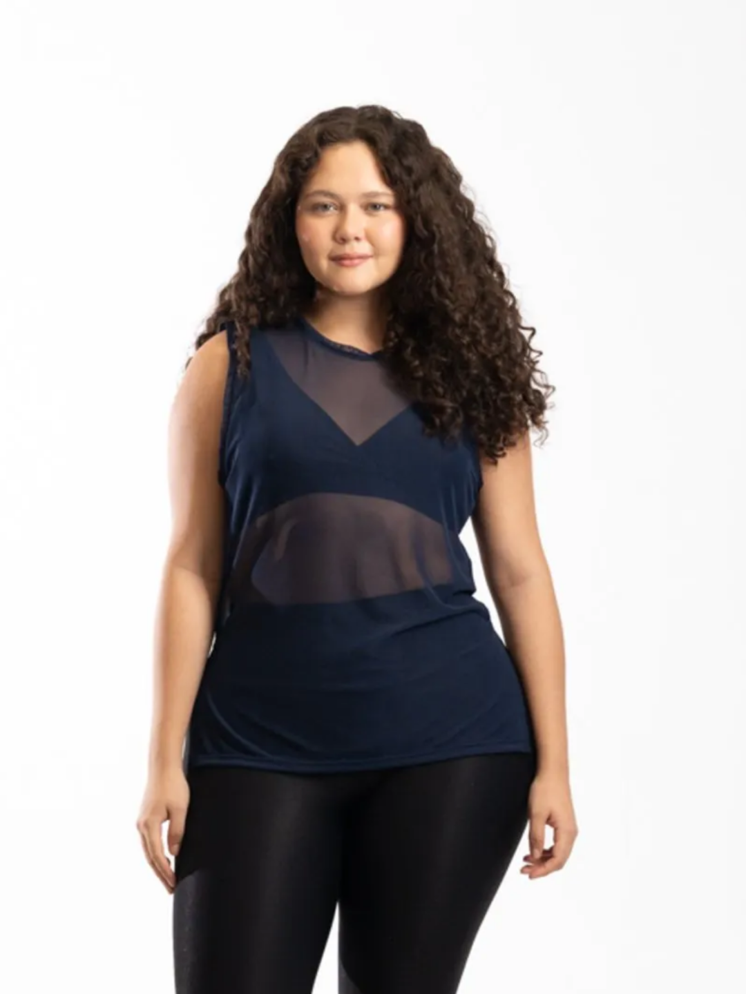 Regata Basic de Tule - Azul Marinho