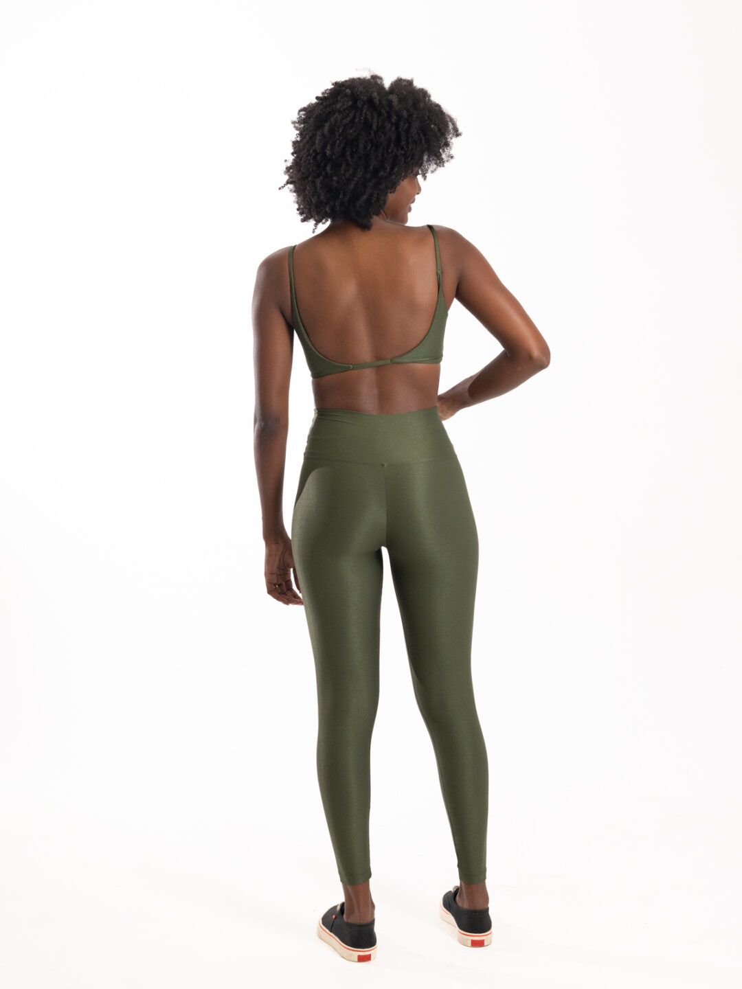 Legging Básica + Top Lívia - Compressão Verde Musgo - Image 3
