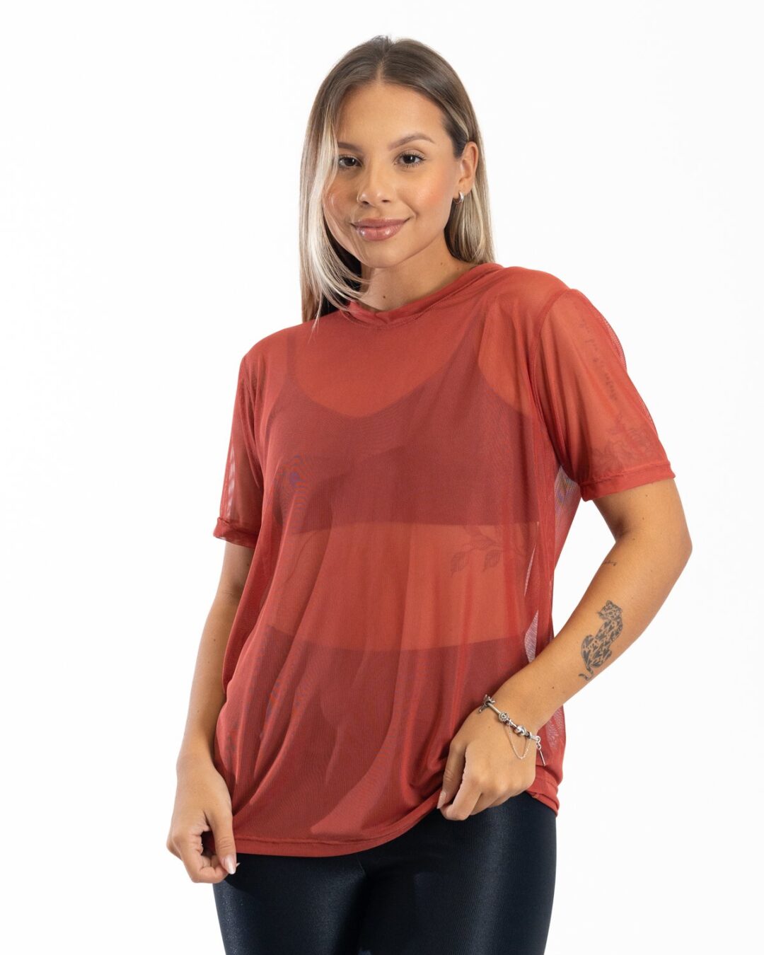 Blusão de Tule - Cobre - Único