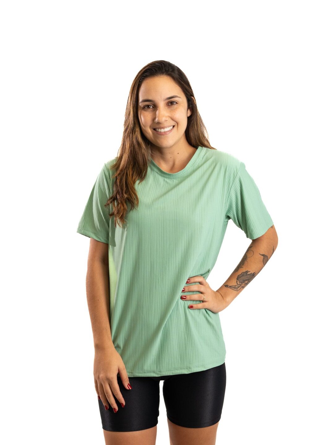 Blusão Basic Dryfit - Listras Verde Pistache - Image 2