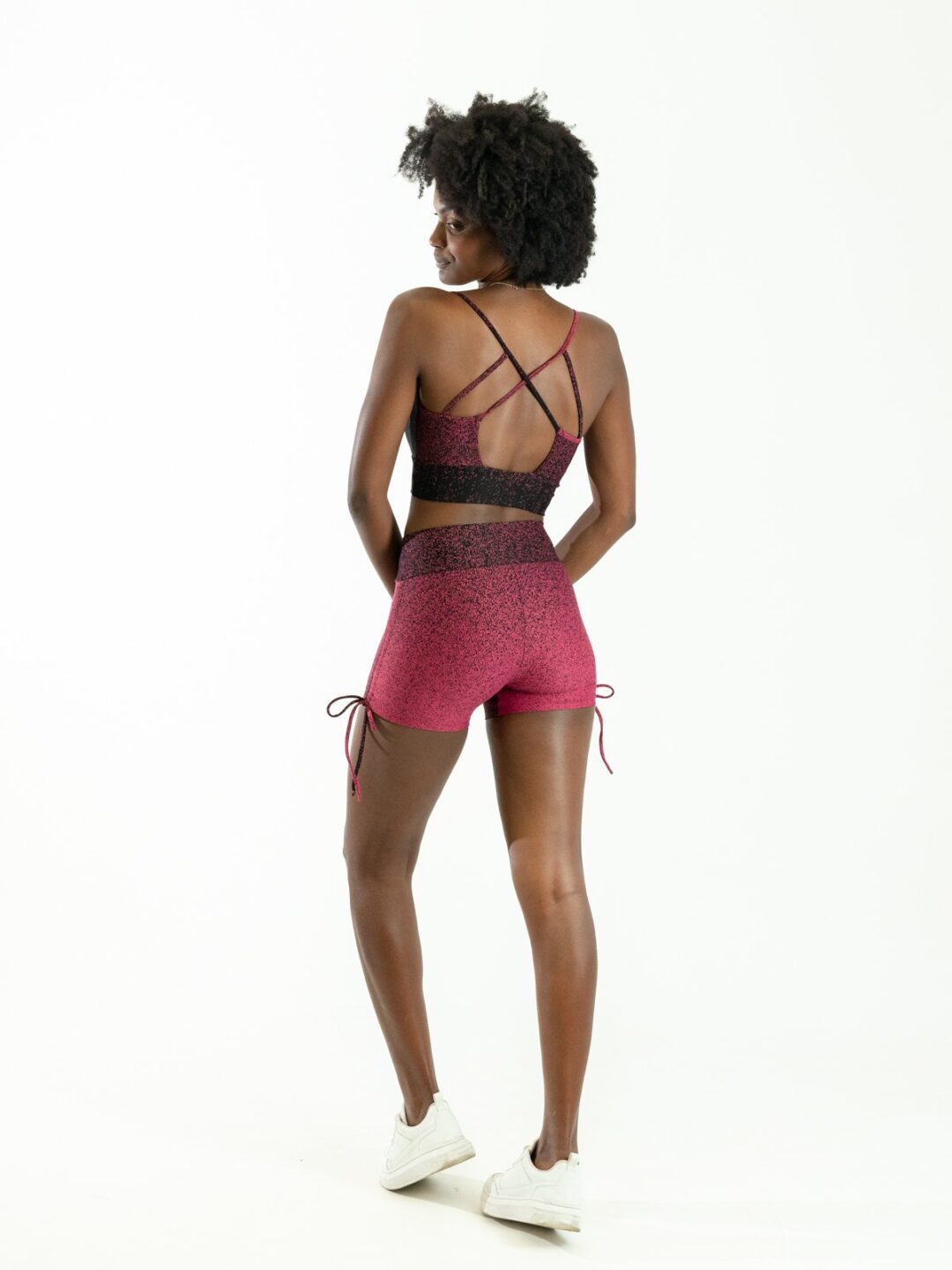 Short Cross + Top Bia - Degradê Vinho - Image 4