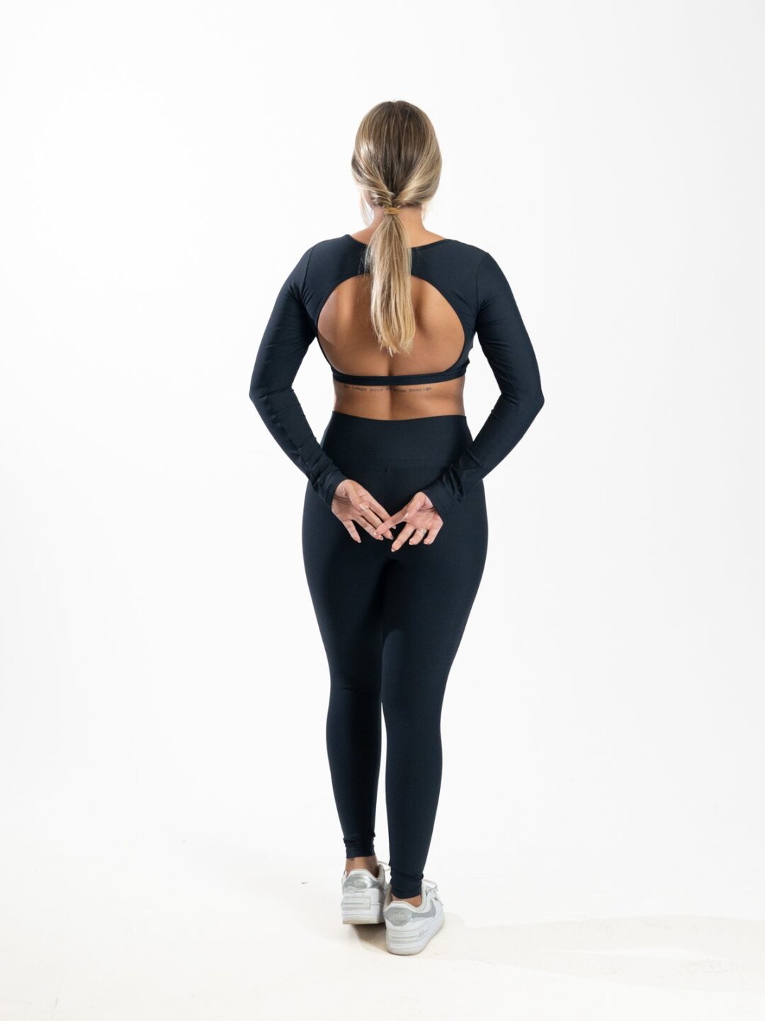 Legging Básica + Top Alice Manga Longa - Light Preto - Image 3
