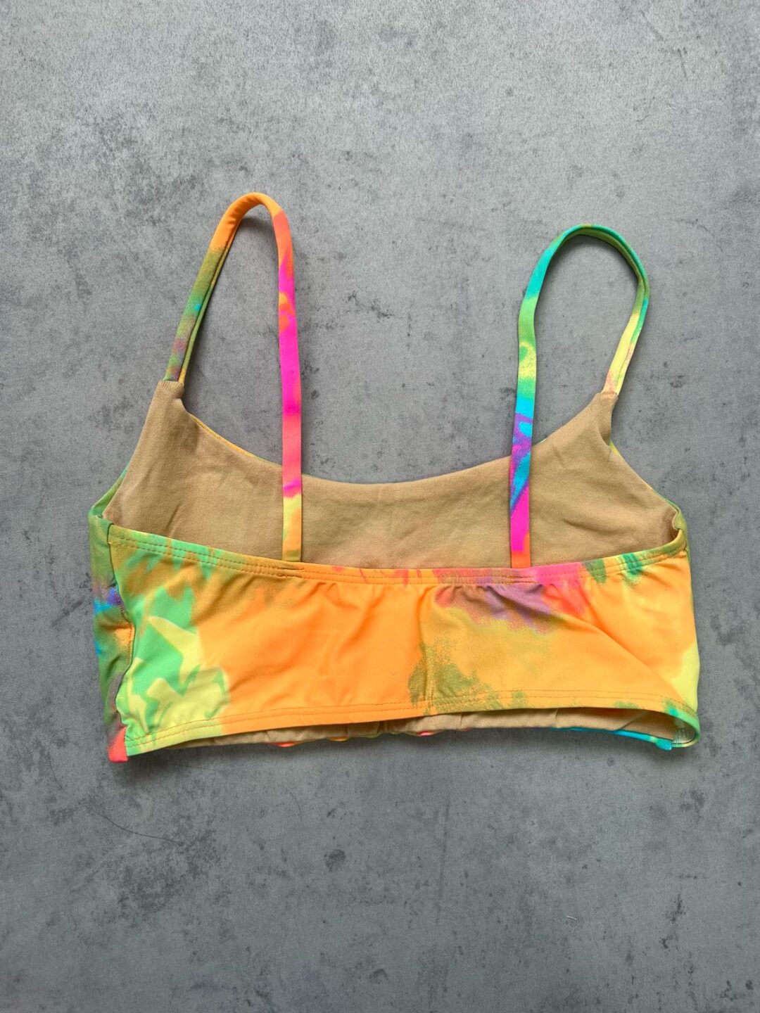 Top Aylla Avulso PP/P - Suplex Tie Dye Amarelo - Image 2