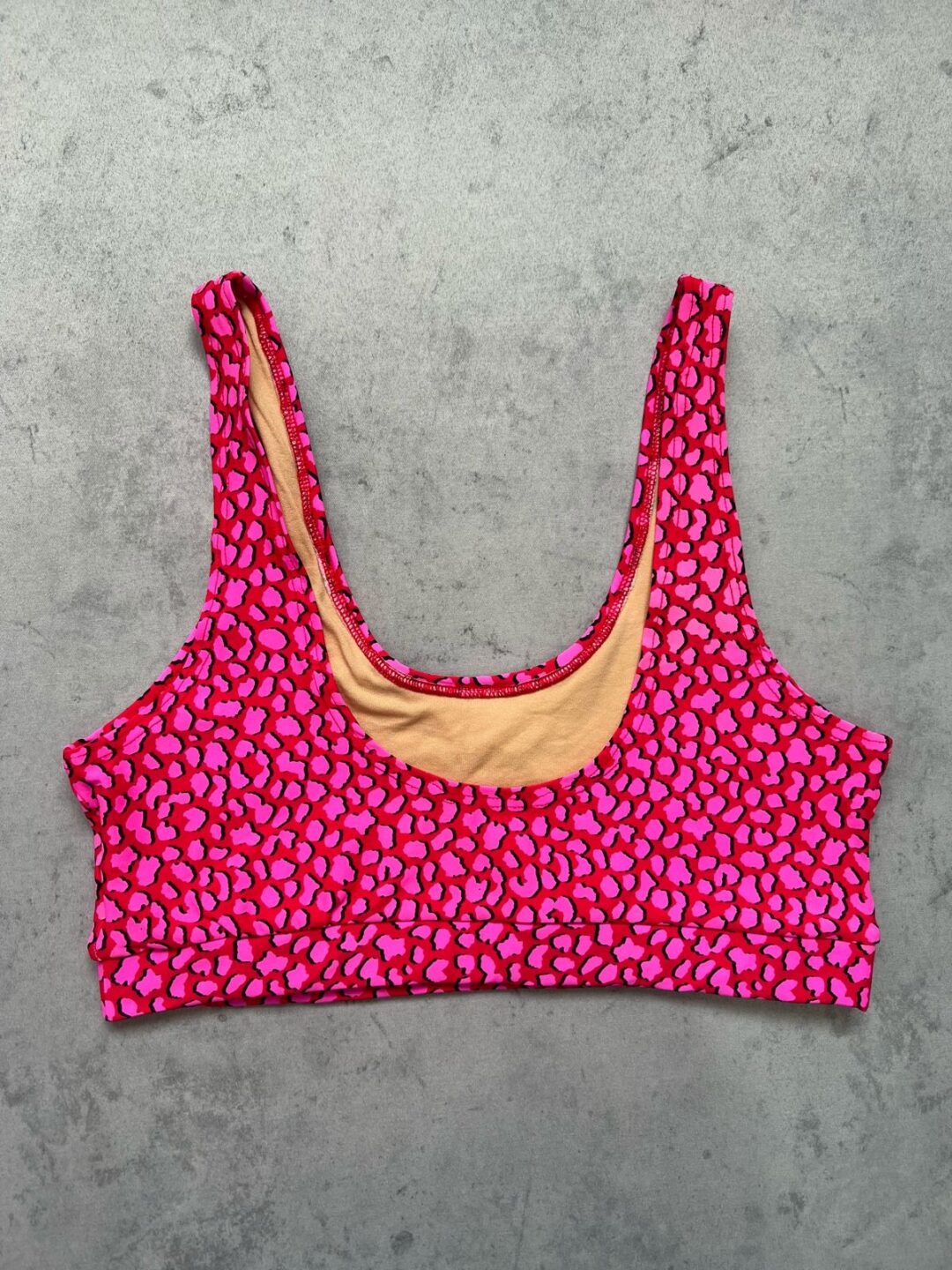Top Helena Avulso - Suplex Onça Vermelho/Rosa - Image 2