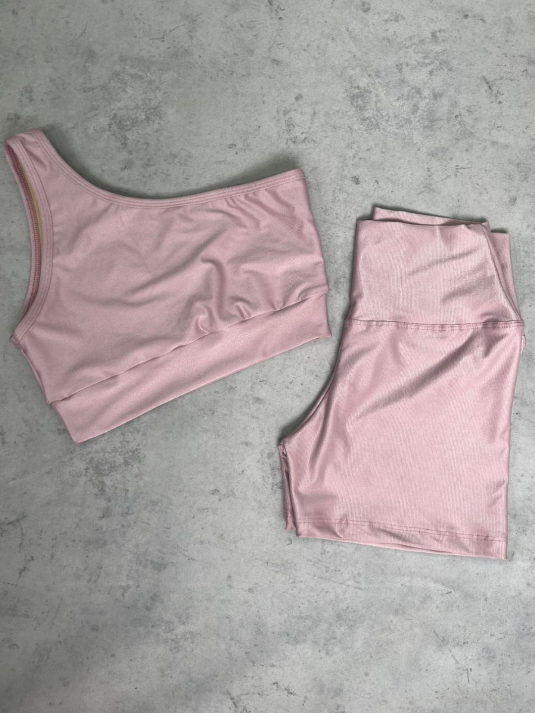Short Básico + Top Sophia - Compressão Rosa Vintage