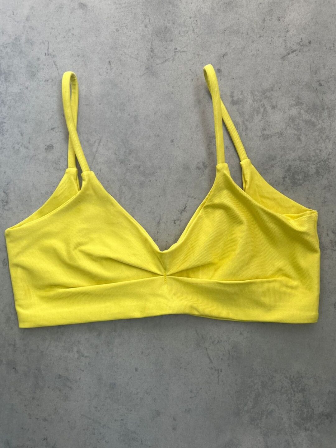 Top Lívia Avulso - Compressão Amarelo Lírio