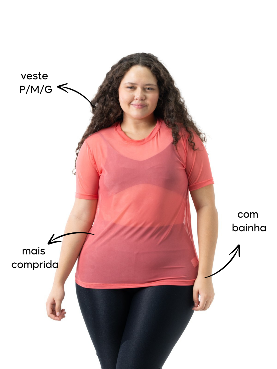 Blusão de Tule - Salmão - Image 2