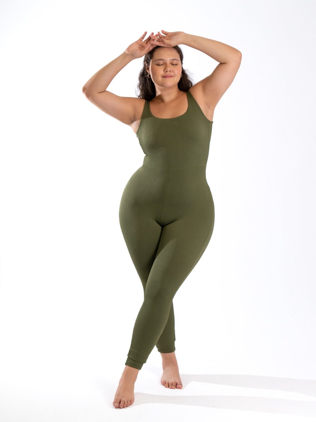 Macacão Balance - Canelado Verde Musgo