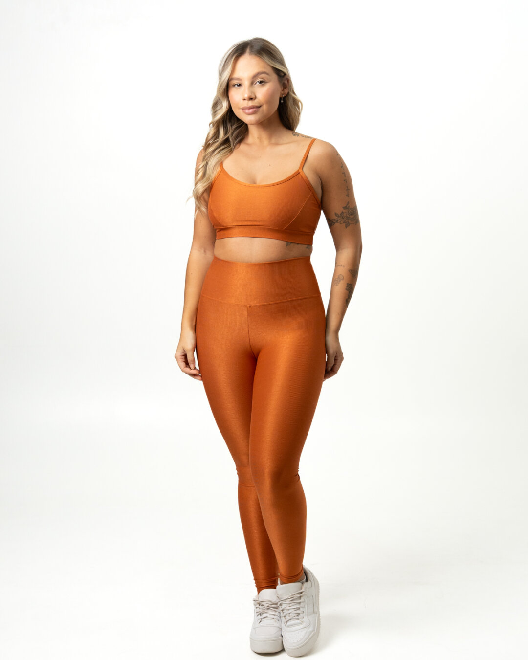 Legging Básica + Top Manu – Compressão Terra