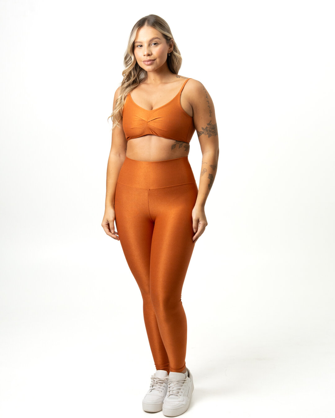 Legging Básica + Top Lívia - Compressão Terra