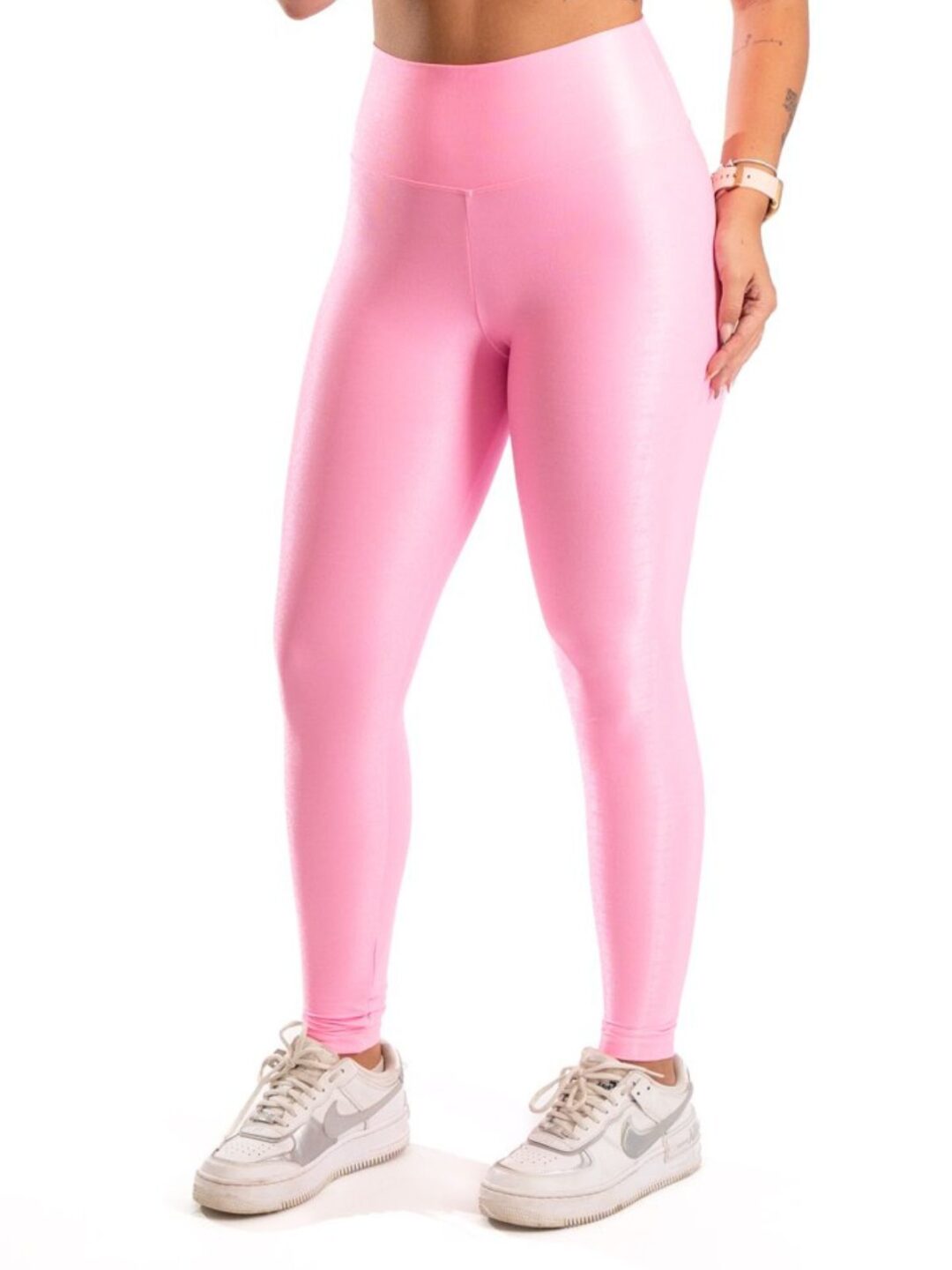 Legging Básica Avulsa - Compressão Rosa Chiclete