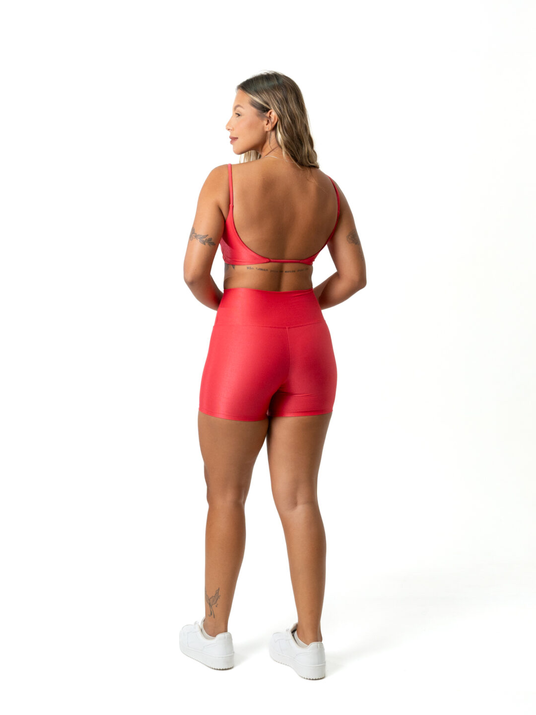 Short Básico + Top Lívia - Compressão Amaranto - Image 2