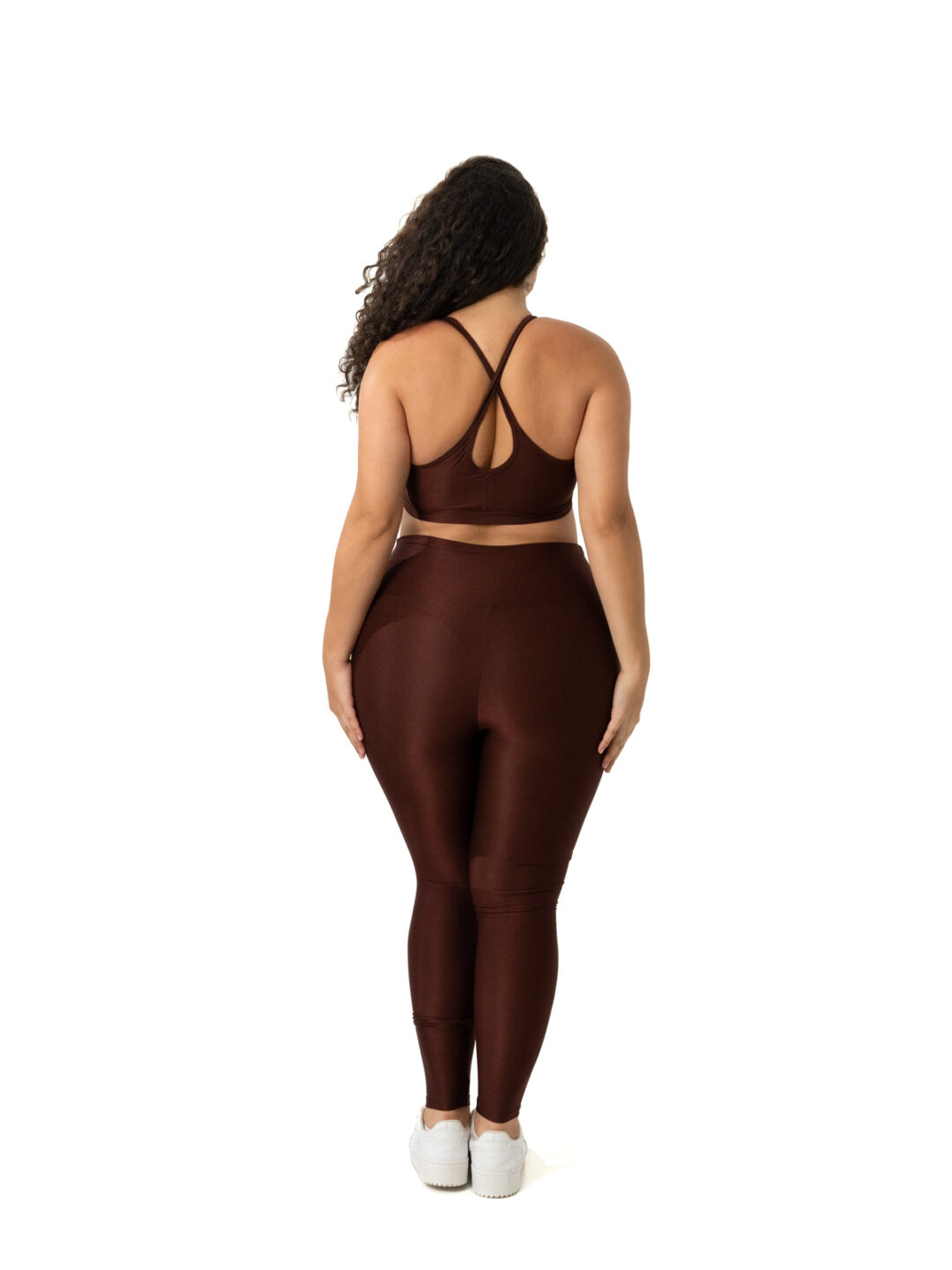 Legging Básica + Top Luna – Compressão Cacau - Image 3