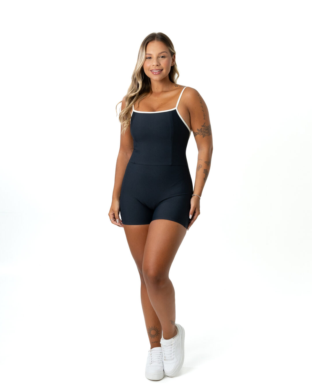Macaquinho Athletic - Light Preto/Off White