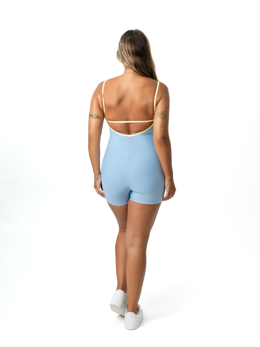 Macaquinho Athletic - Light Blue Ice/Amarelo Candy - Image 2