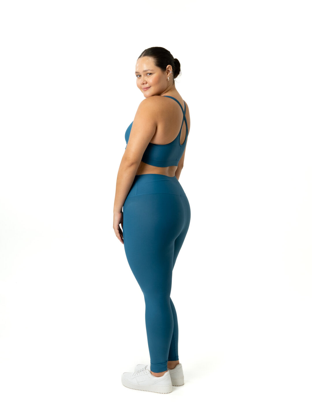 Legging Básica + Top Luna - Light Azul Petróleo - Image 2
