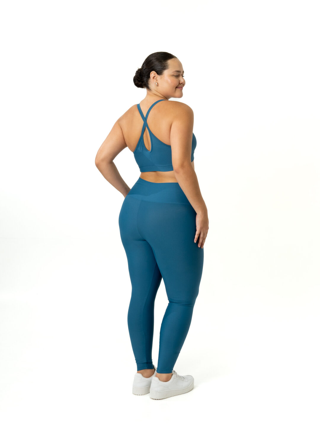 Legging Básica + Top Luna - Light Azul Petróleo - Image 3