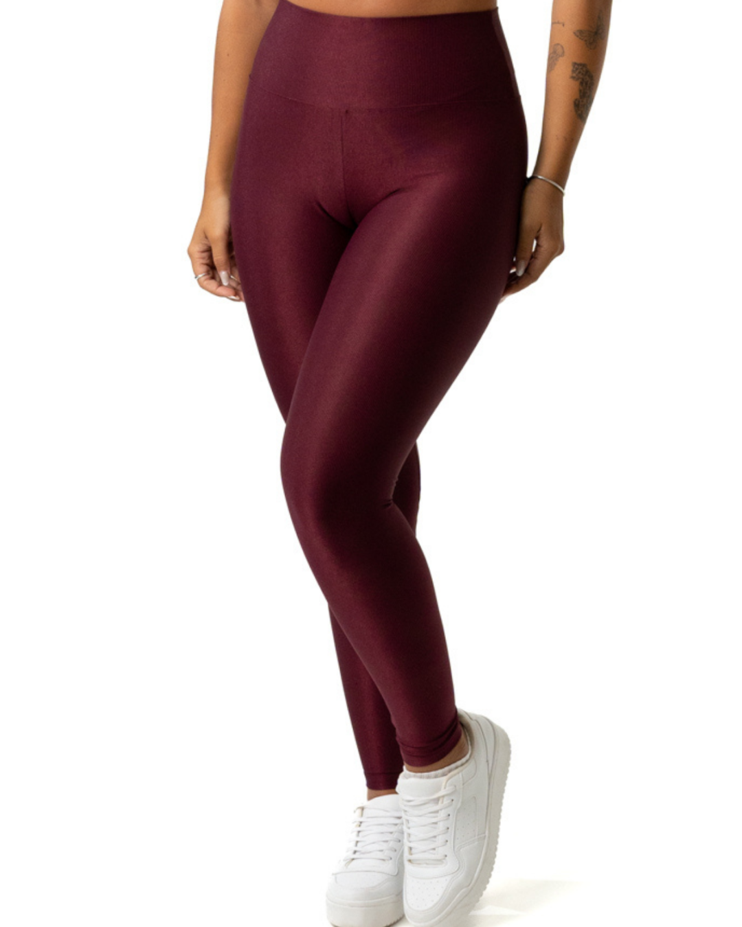 Legging Básica Avulsa - Compressão Bordô