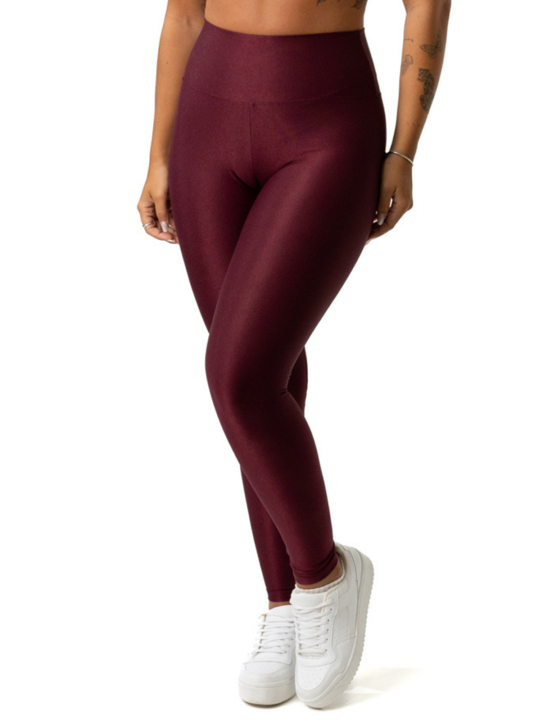 Legging Básica Avulsa - Compressão Bordô
