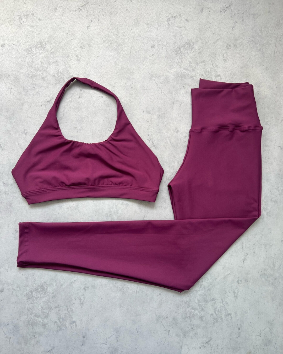 Legging Básica + Top Duda - Light Malbec