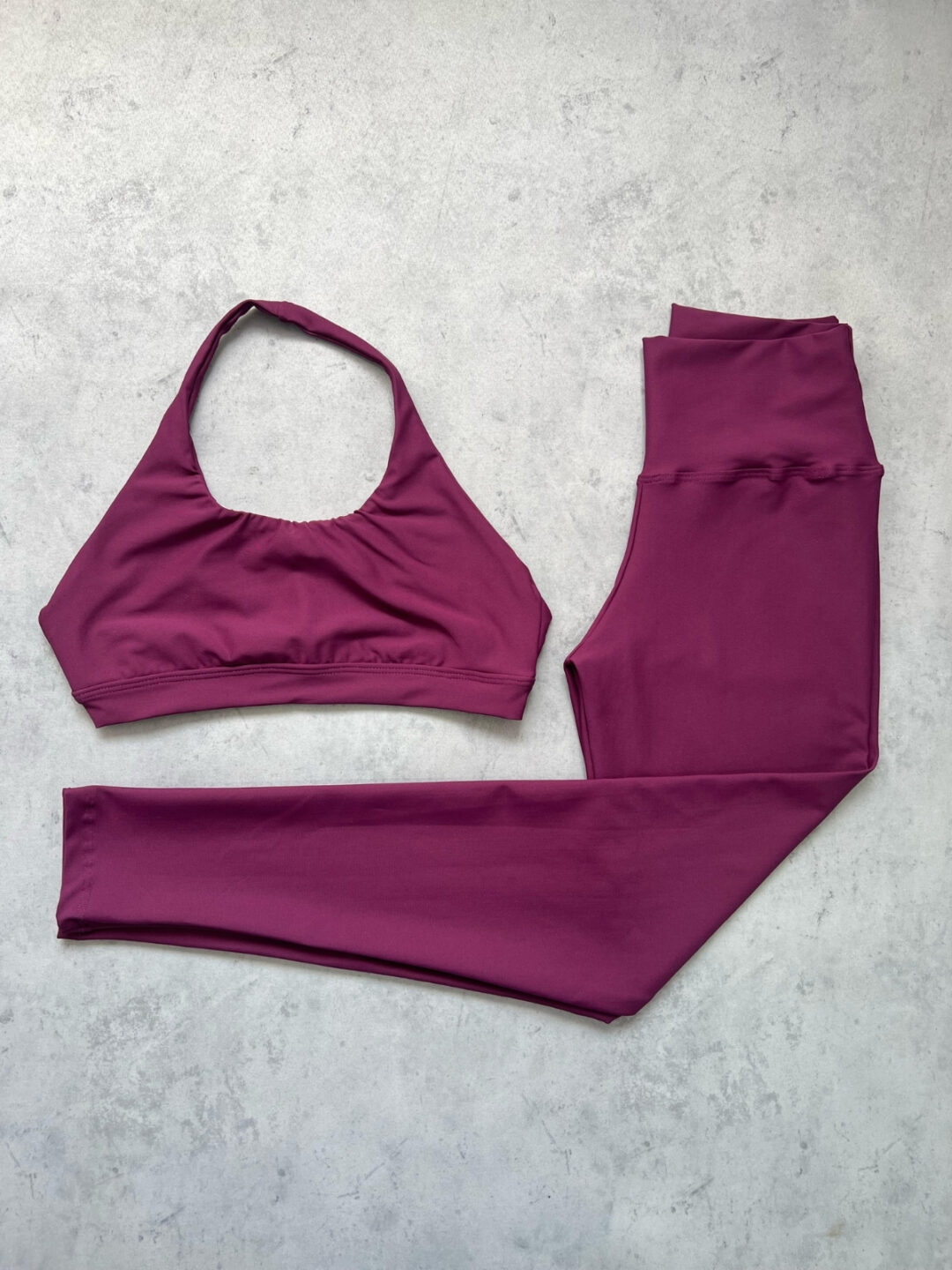 Legging Básica + Top Duda - Light Malbec