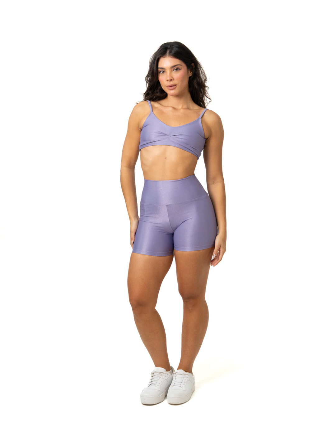 Short Básico + Top Lívia - Compressão Mauve