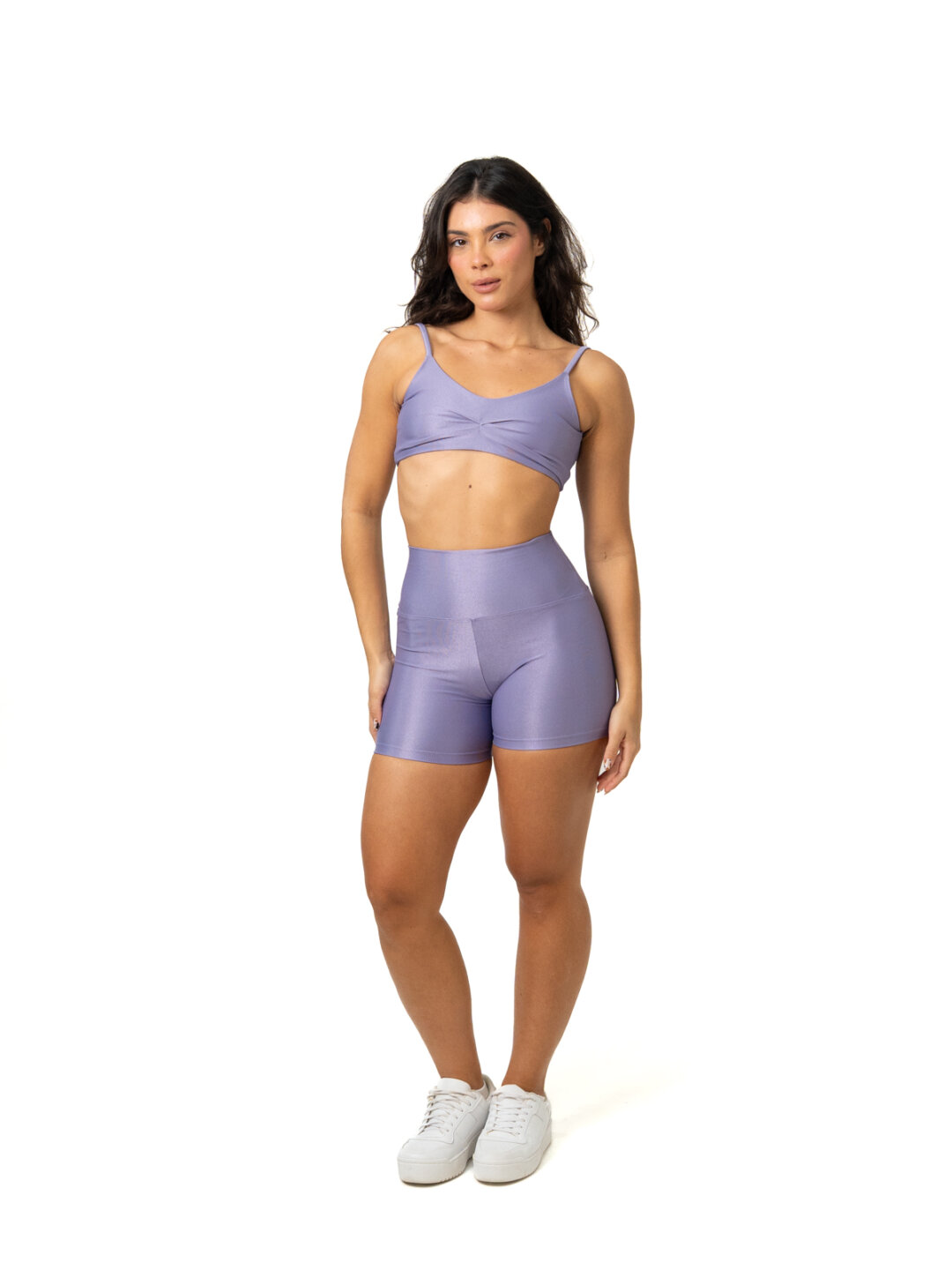 Short Básico + Top Lívia - Compressão Mauve