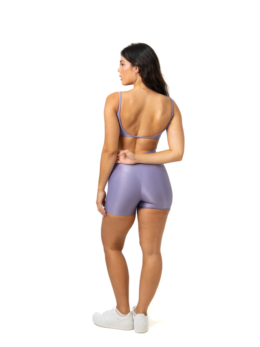 Short Básico + Top Lívia - Compressão Mauve - Image 2