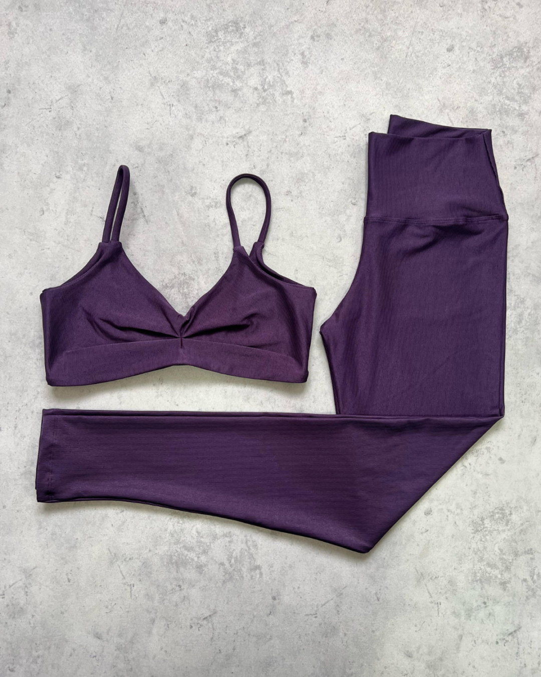 Legging Básica + Top Lívia - Compressão Dark Purple - M