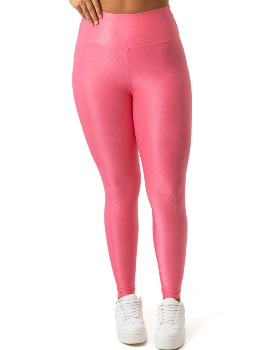 Legging Básica Avulsa - Compressão Rosa Flamingo