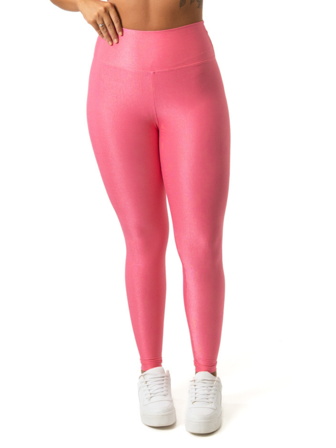 Legging Básica Avulsa - Compressão Rosa Flamingo