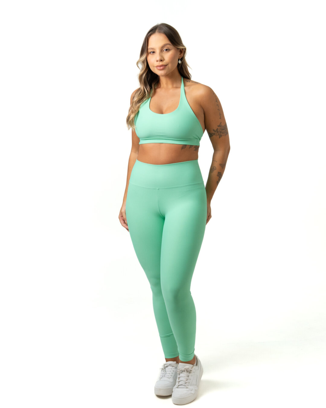 Legging Básica + Top Duda - Light Verde Erva Doce