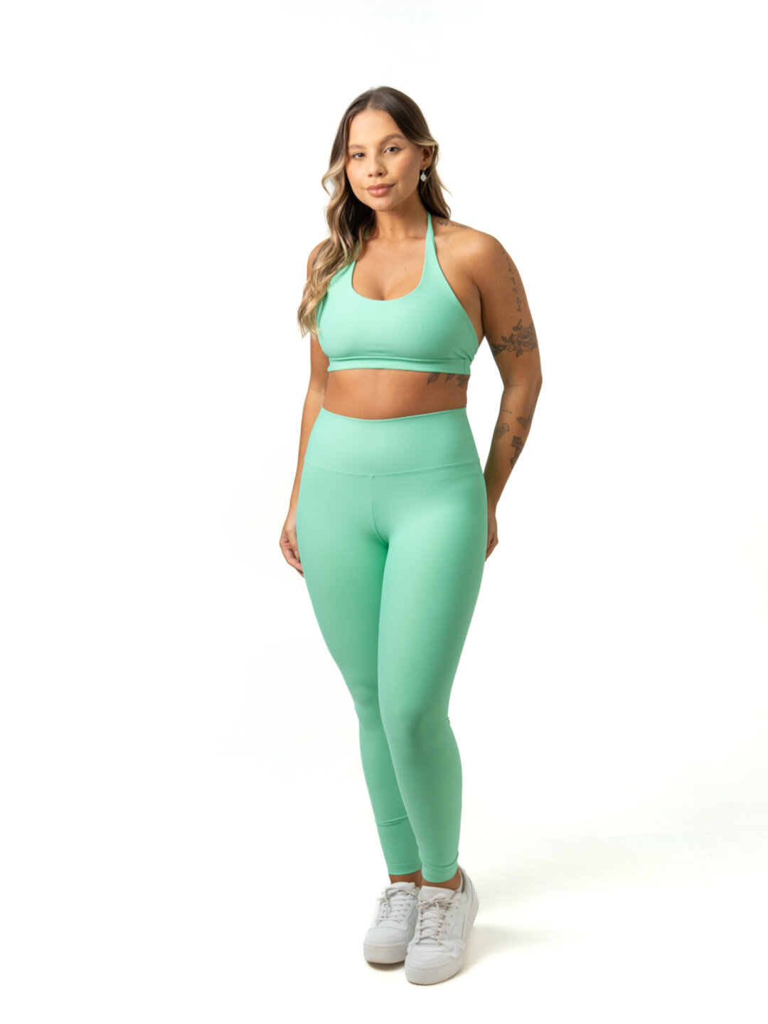 Legging Básica + Top Duda - Light Verde Erva Doce