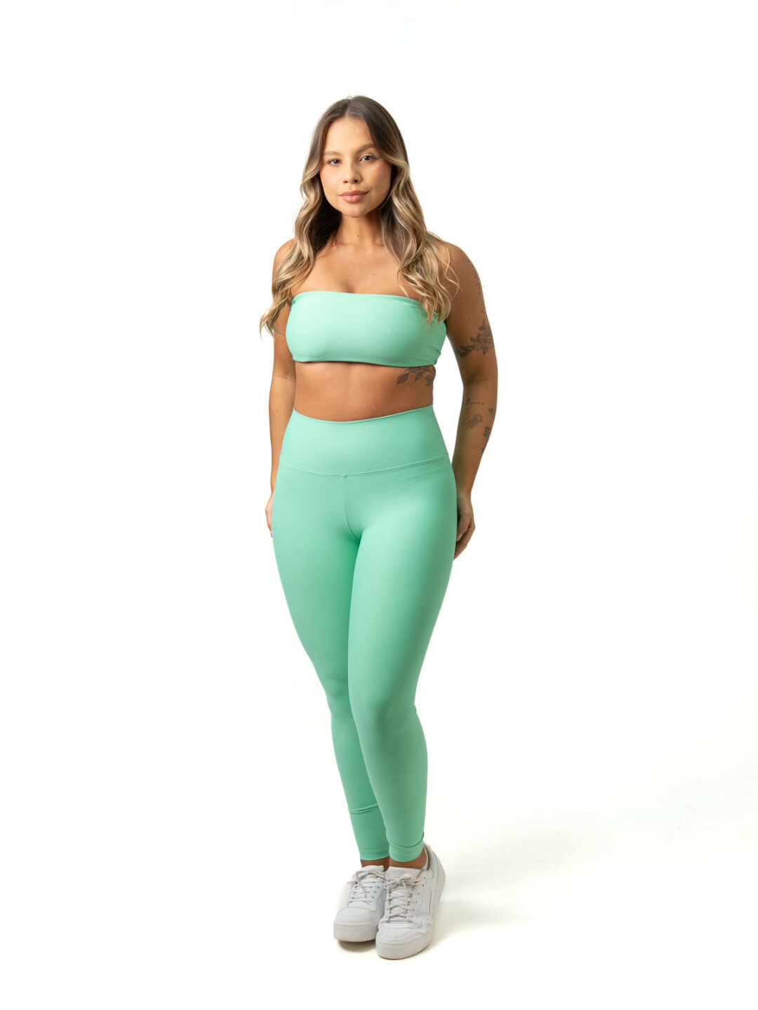 Legging Básica + Top Tais - Light Verde Erva Doce