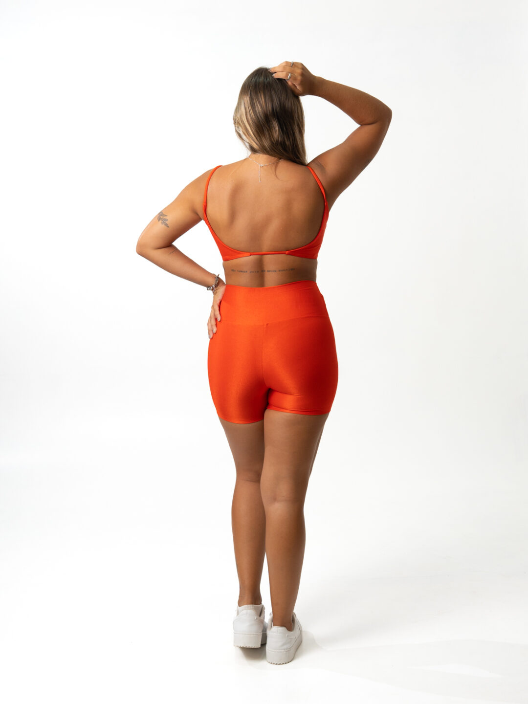 Short Básico + Top Lívia - Compressão Caqui - Image 2
