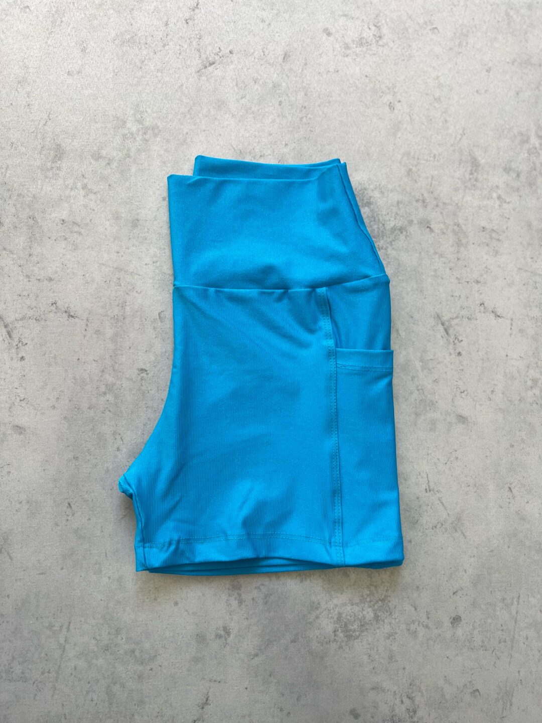 Short c/ Bolso Avulso - Compressão Azul Turquesa