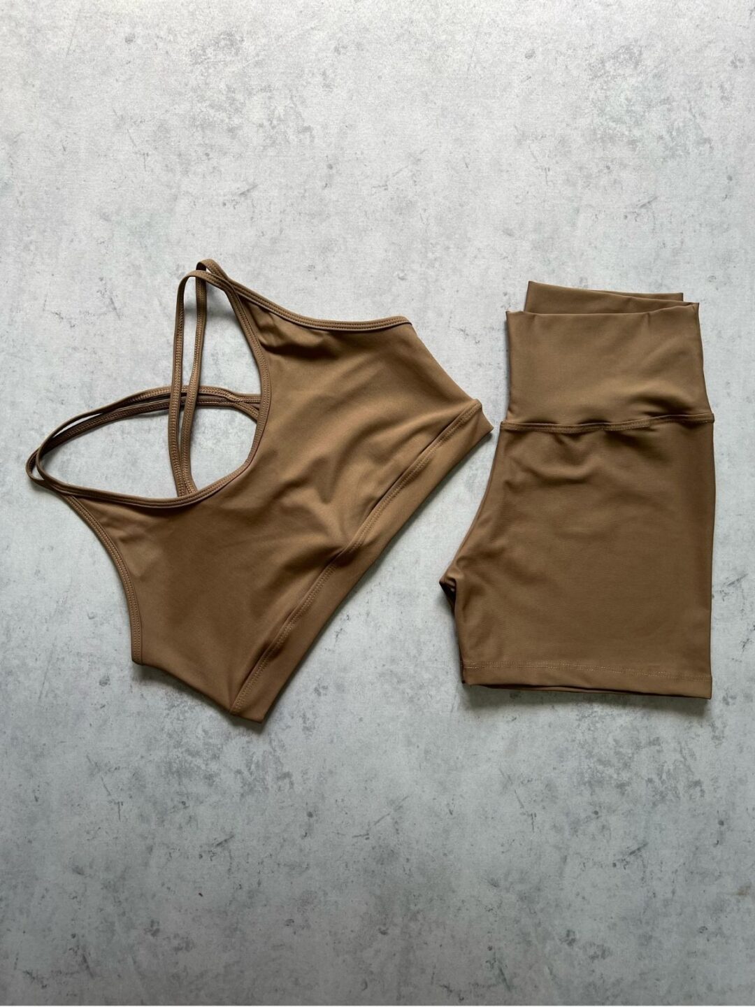 Short Básico + Top Luna - Light Conhaque